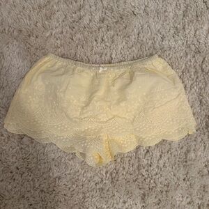 My Mum Made It Lace Skort- Lemon